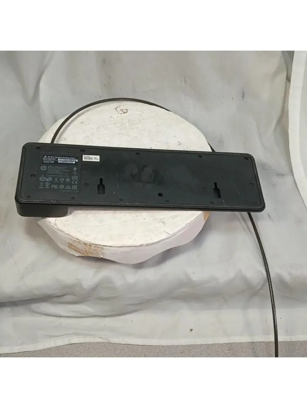 HP 2013 UltraSlim Docking Station D9Y32AA USB 3.0 VGA Ethernet Tested Used